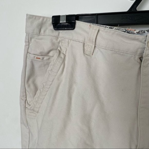 Vintage 90s Quicksilver edition off white denim shorts size 36 - Picture 11 of 15